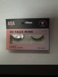 3D Faux Mink eyelashes- Rachel