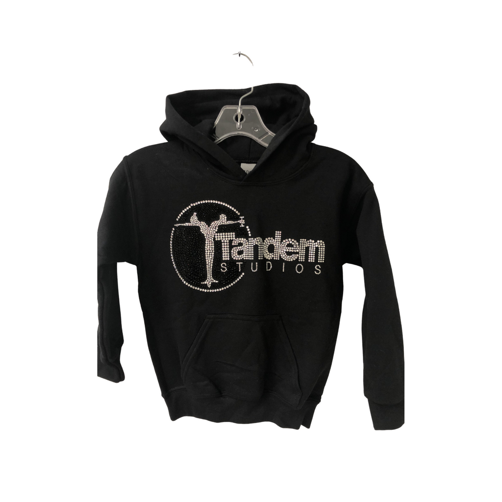 Crystal Collection Hoodie Black and Silver - Adult - TandemWear