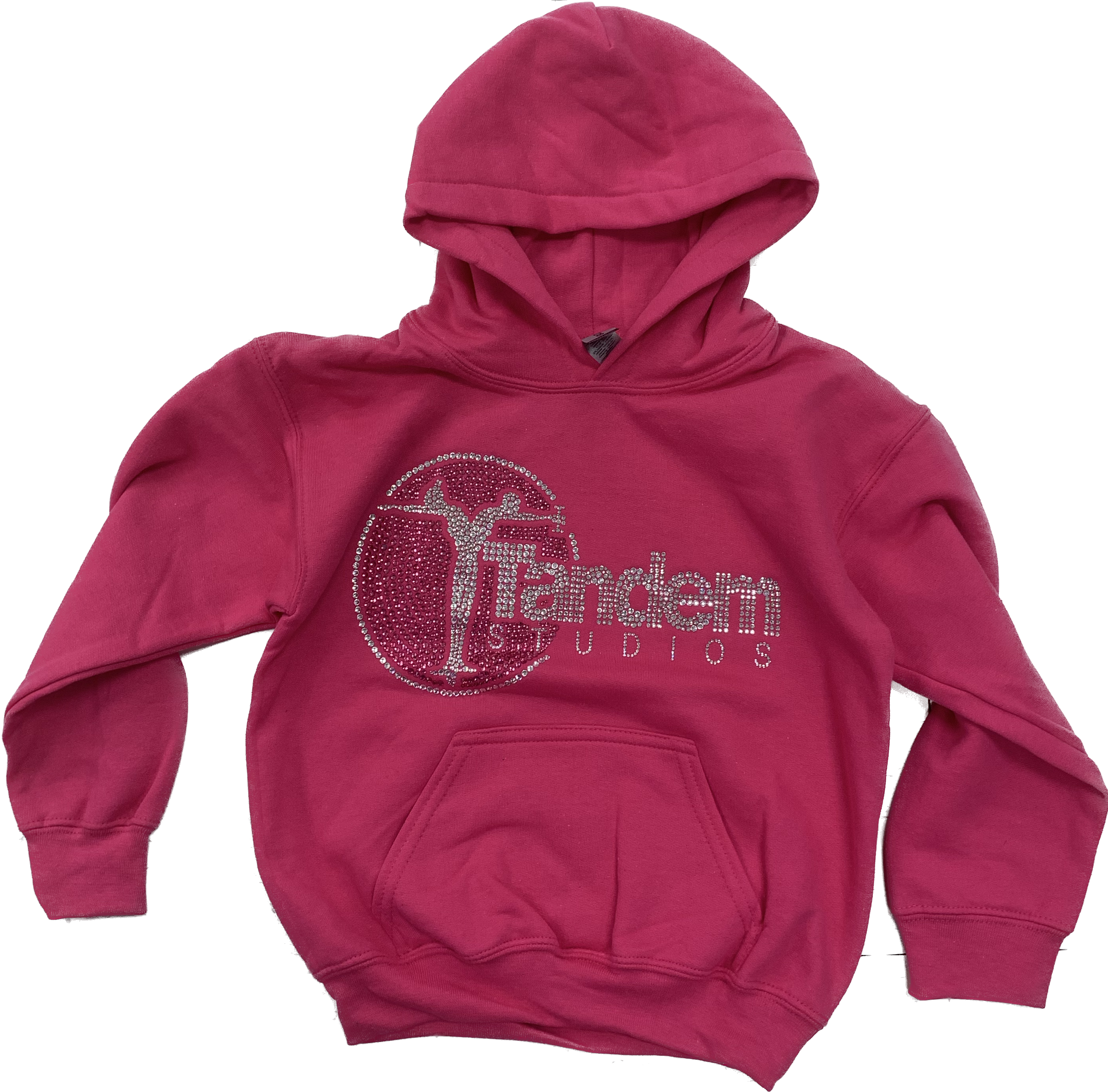 Crystal Collection Hoodie Pink and Silver - Child - TandemWear