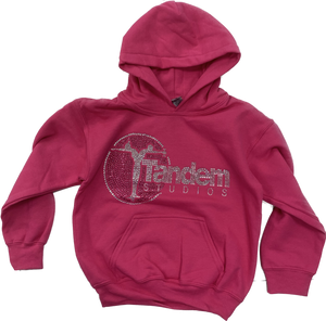 Crystal Collection Hoodie Pink and Silver - Child - TandemWear